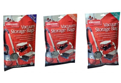 Kingfisher Homeware Vacuum Storage Bags 3 Pack (SMALL - 50 x 70cm)